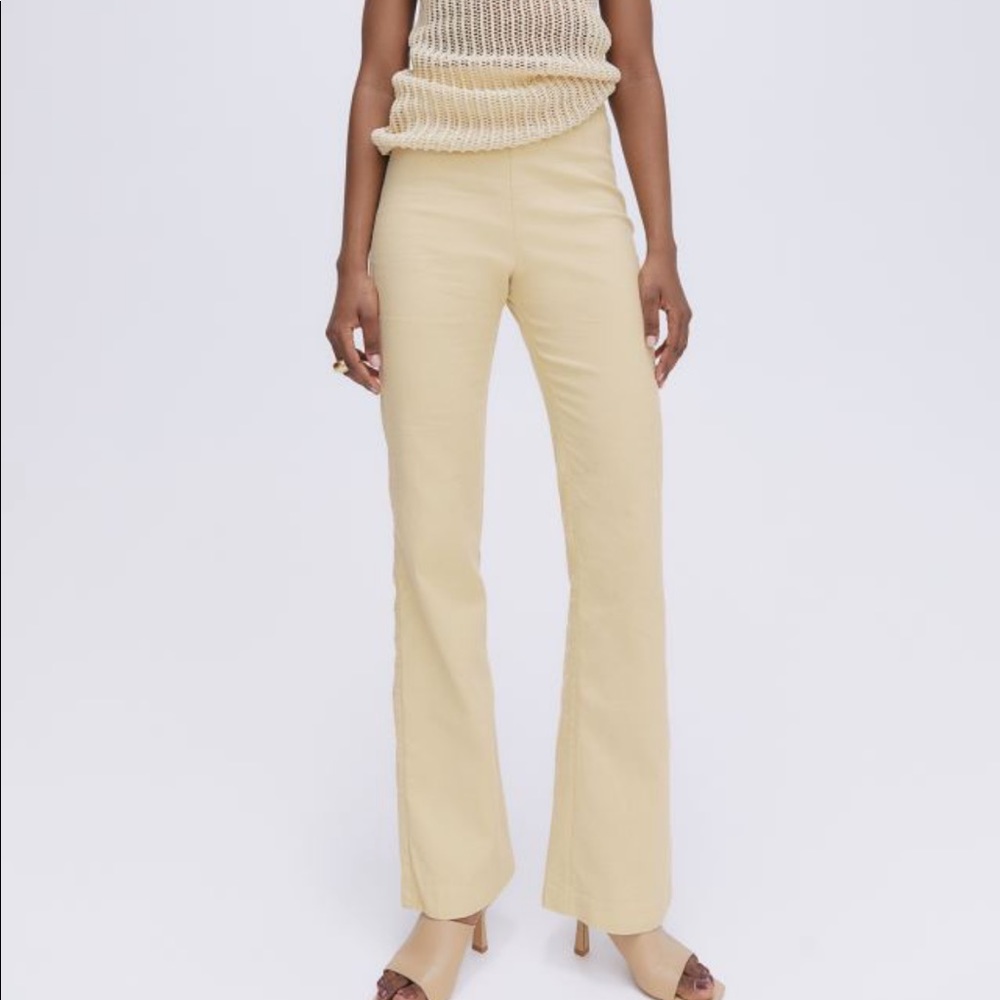 H&M linen blend pants